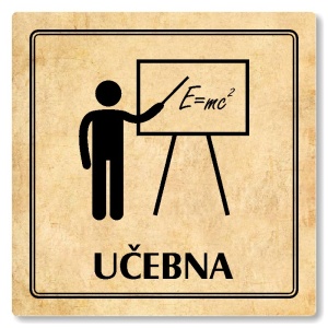 Učebna, 80x80mm, pergamen, Utah